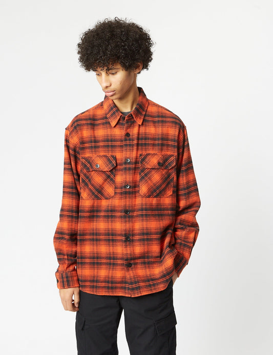 Chemise Krenz manches longues - Rouge brique