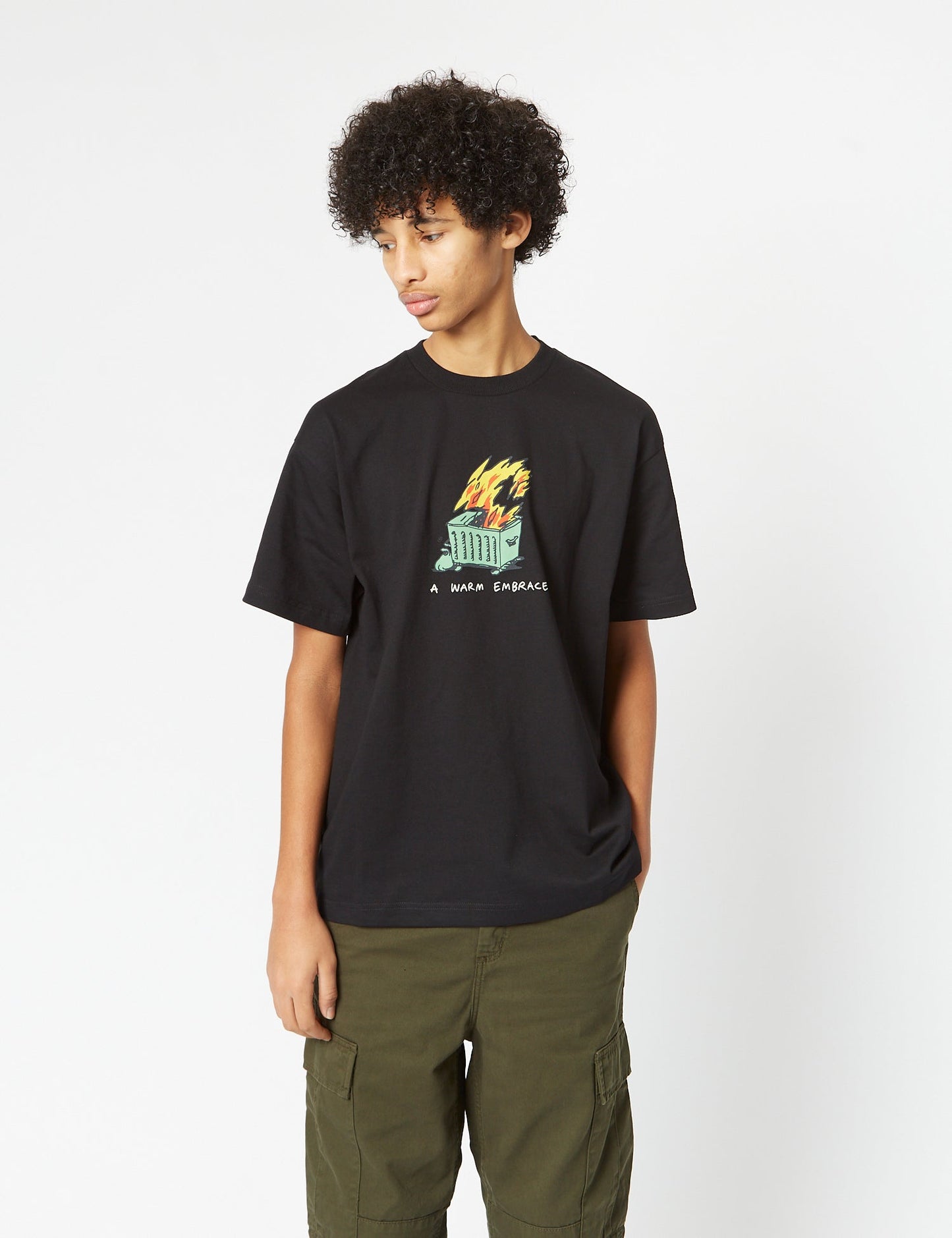 T-Shirt „Warm Embrace“ (Bio) – Weiß