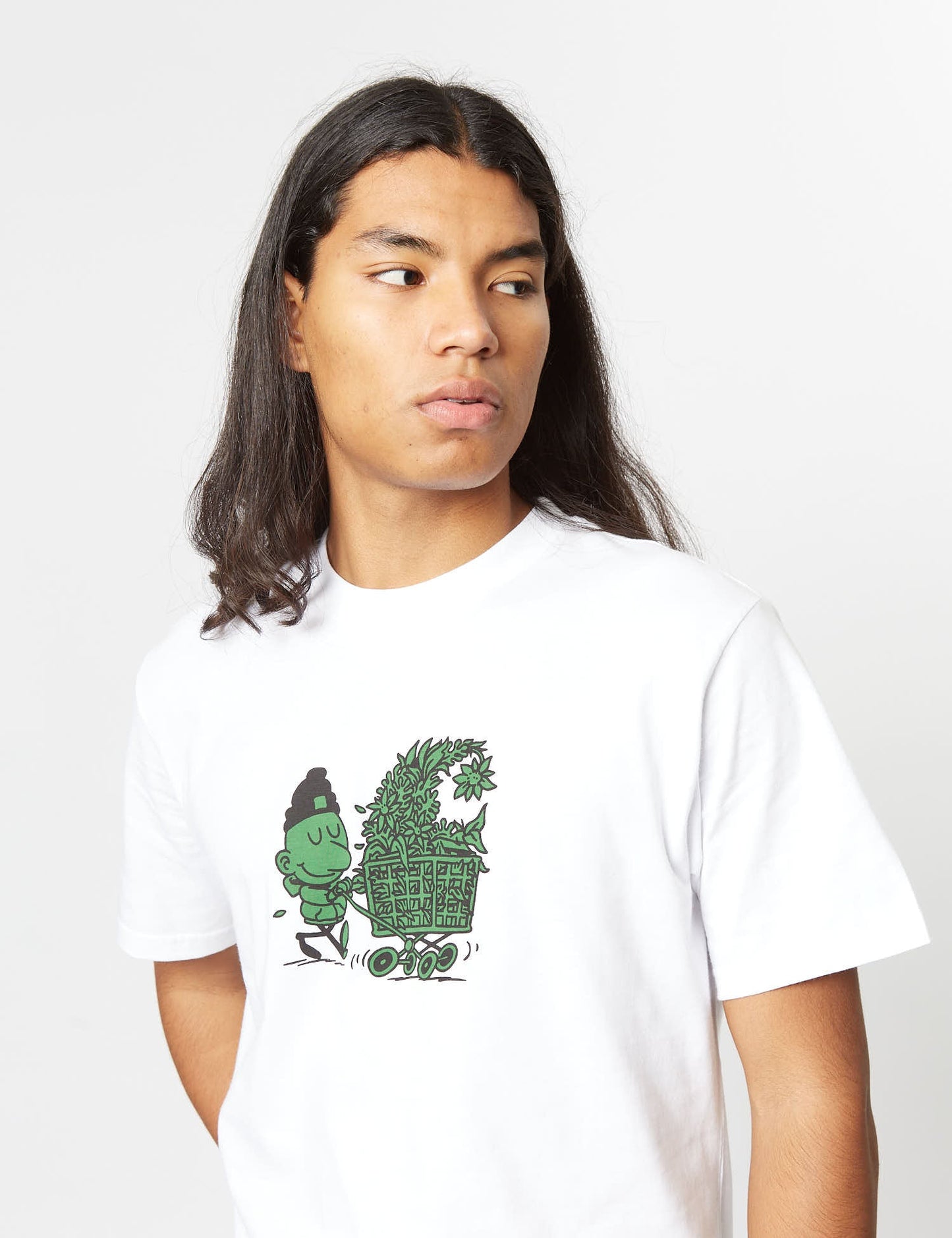 Shopper T-Shirt (Regular) – Weiß