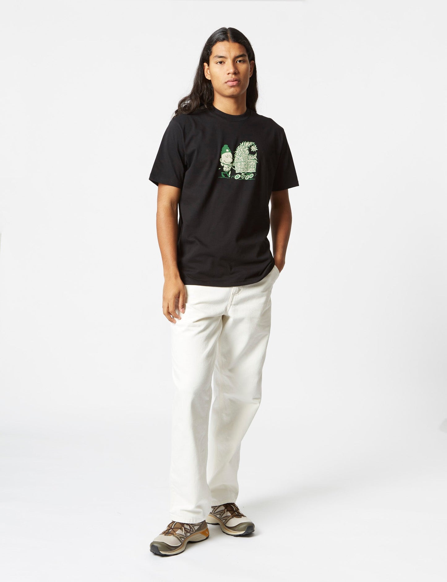 Shopper T-Shirt (Regular) – Schwarz