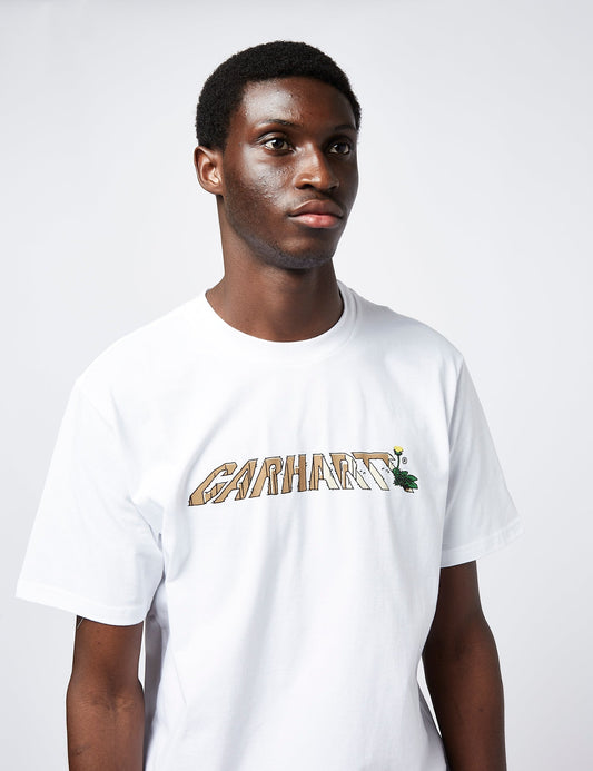 Dandelion Script T-Shirt (Regular) - Weiß