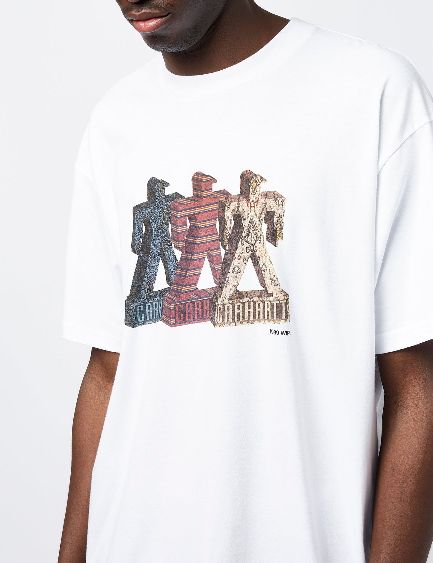 Built T-Shirt (locker geschnitten) - Weiß