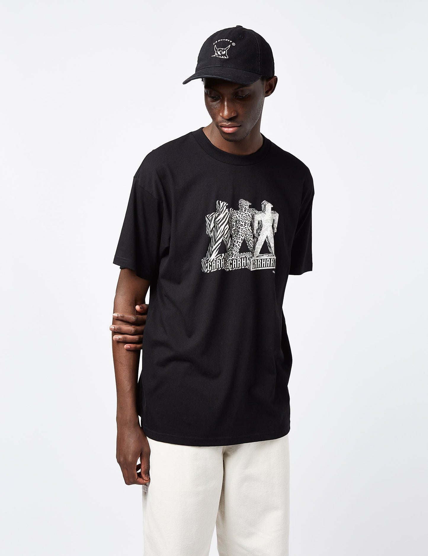 Built T-Shirt (locker geschnitten) – Schwarz