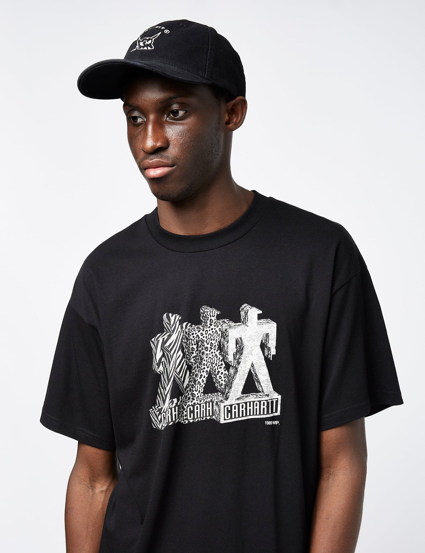 T-shirt Built (coupe ample) - Noir