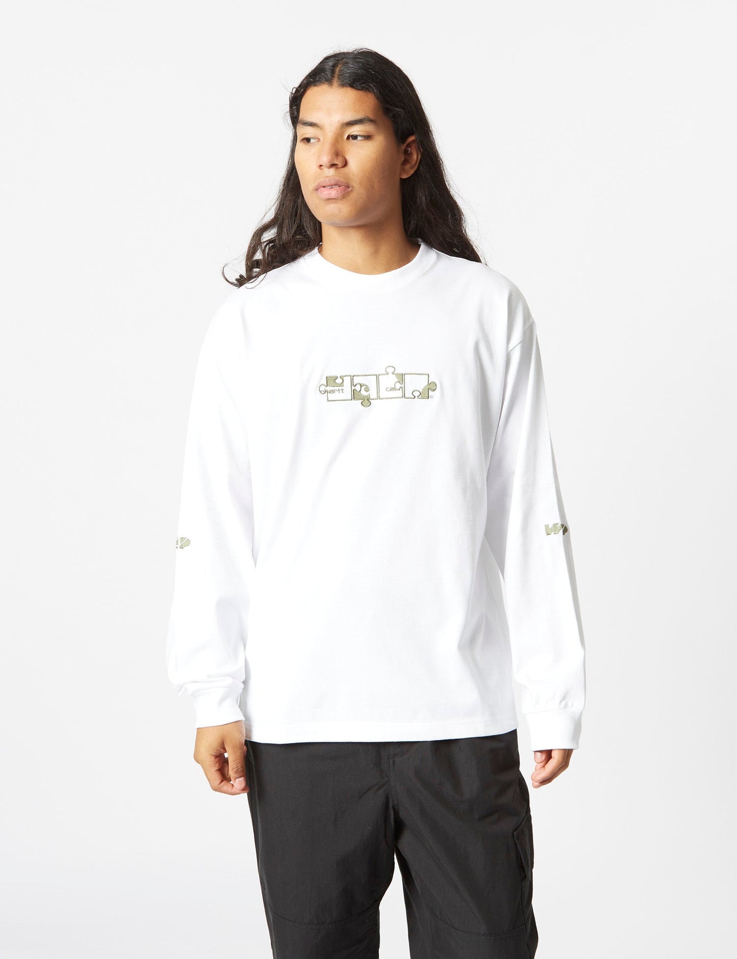 Assemble Langarmshirt (Bio) - Weiß