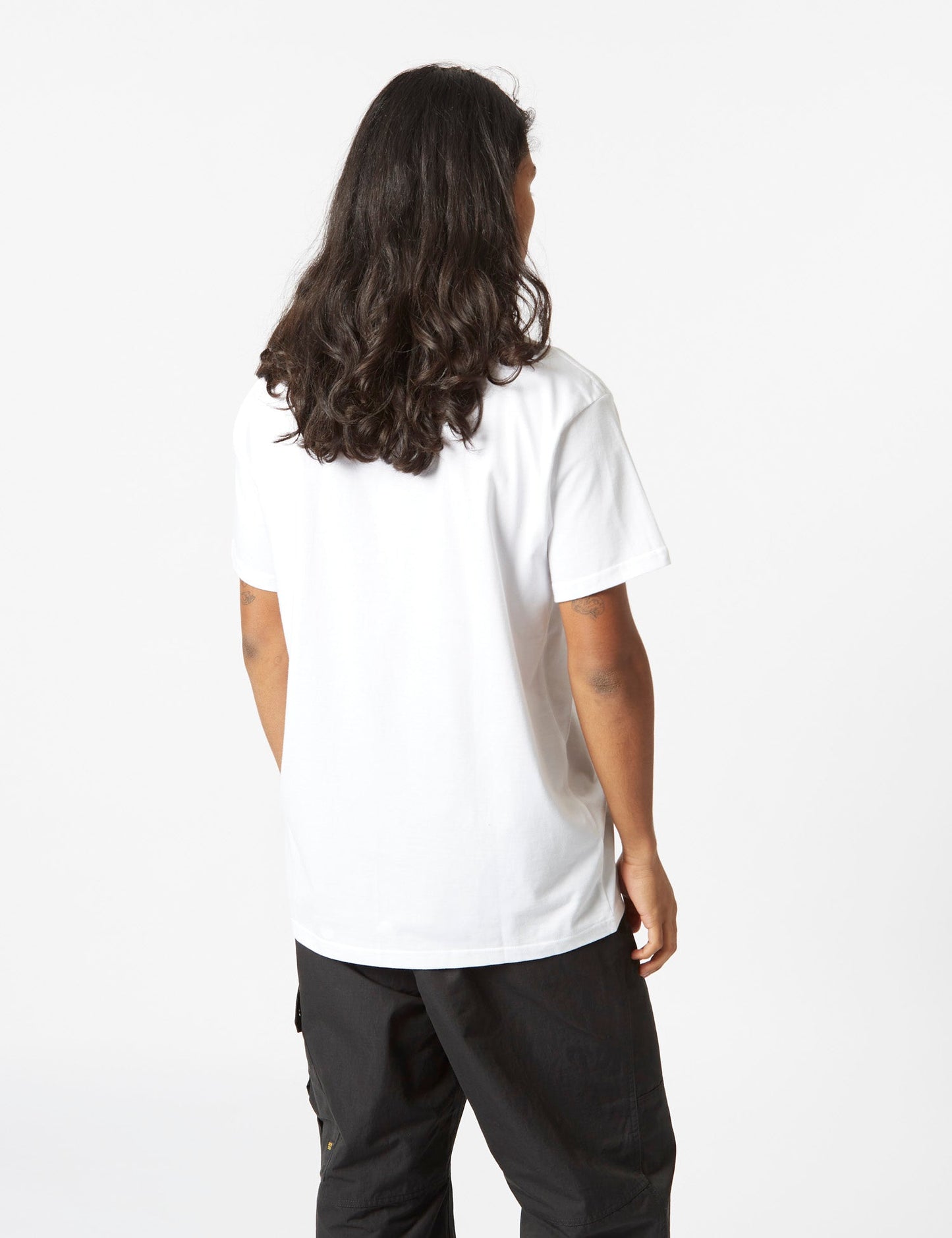 Spin Script T-Shirt (locker) – Weiß