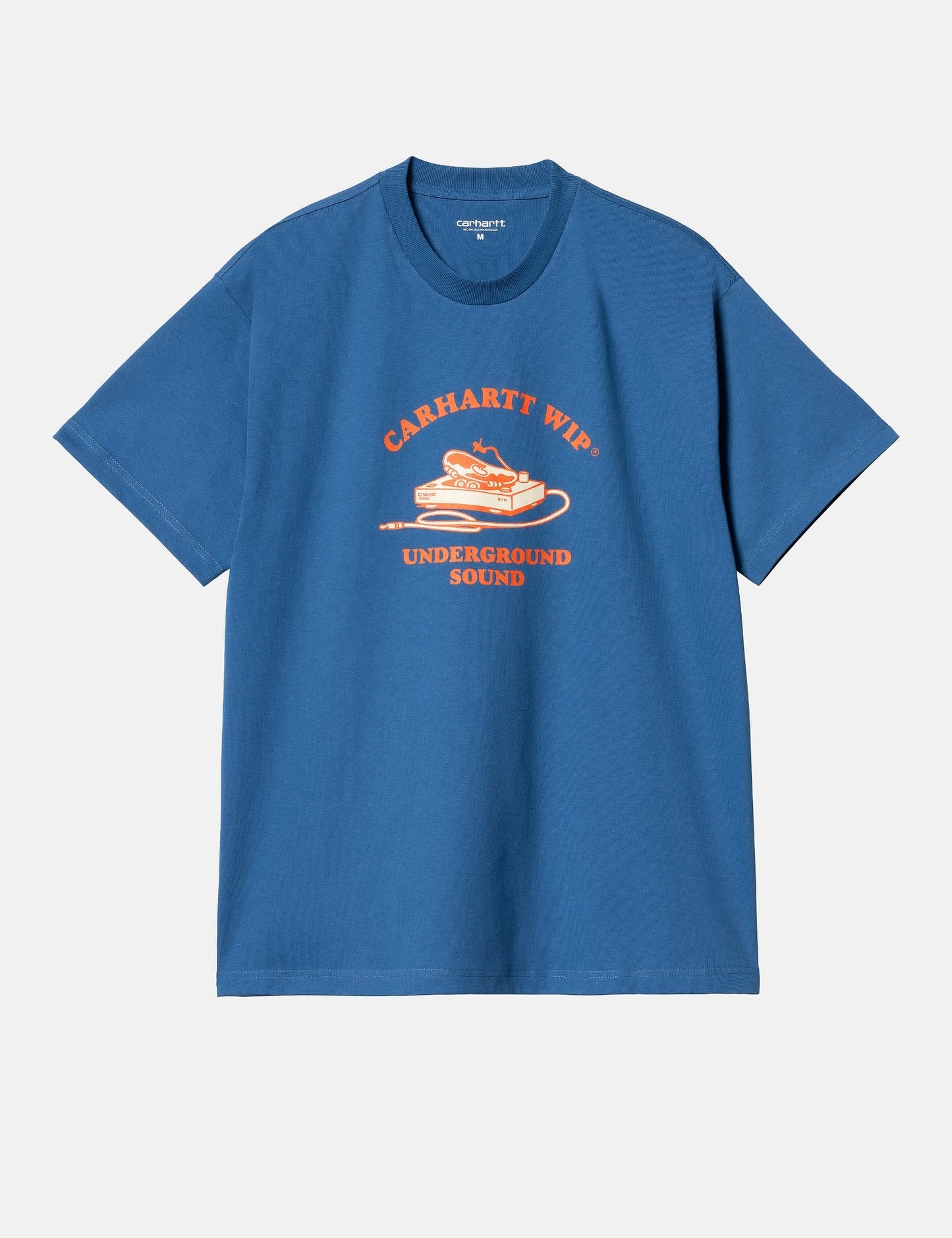 T-shirt Underground Sound (biologique) - Bleu Liberty