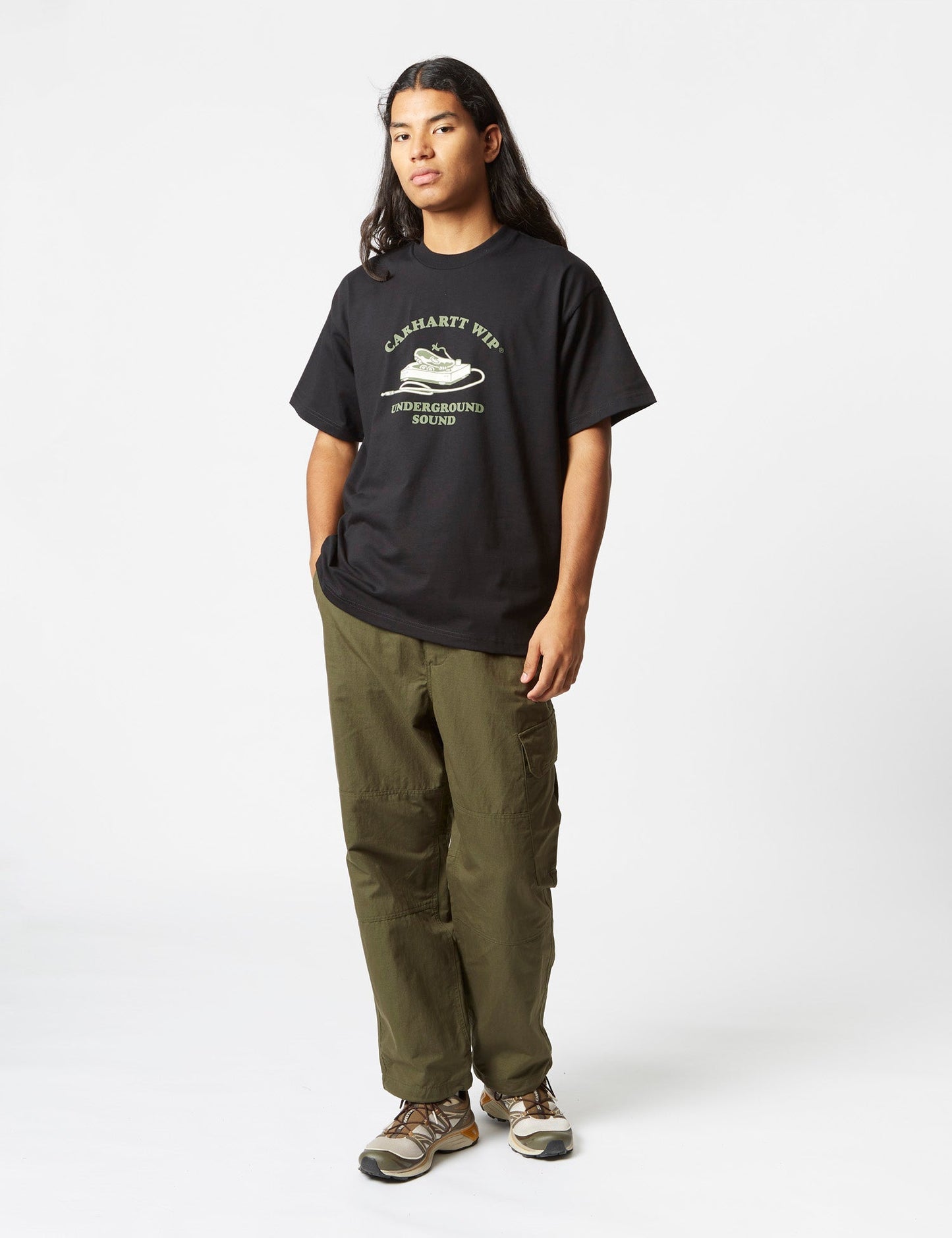 T-shirt Underground Sound (biologique) - Noir