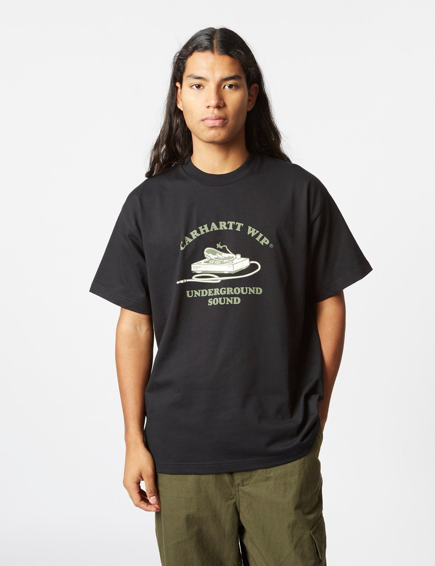 T-shirt Underground Sound (biologique) - Bleu Liberty