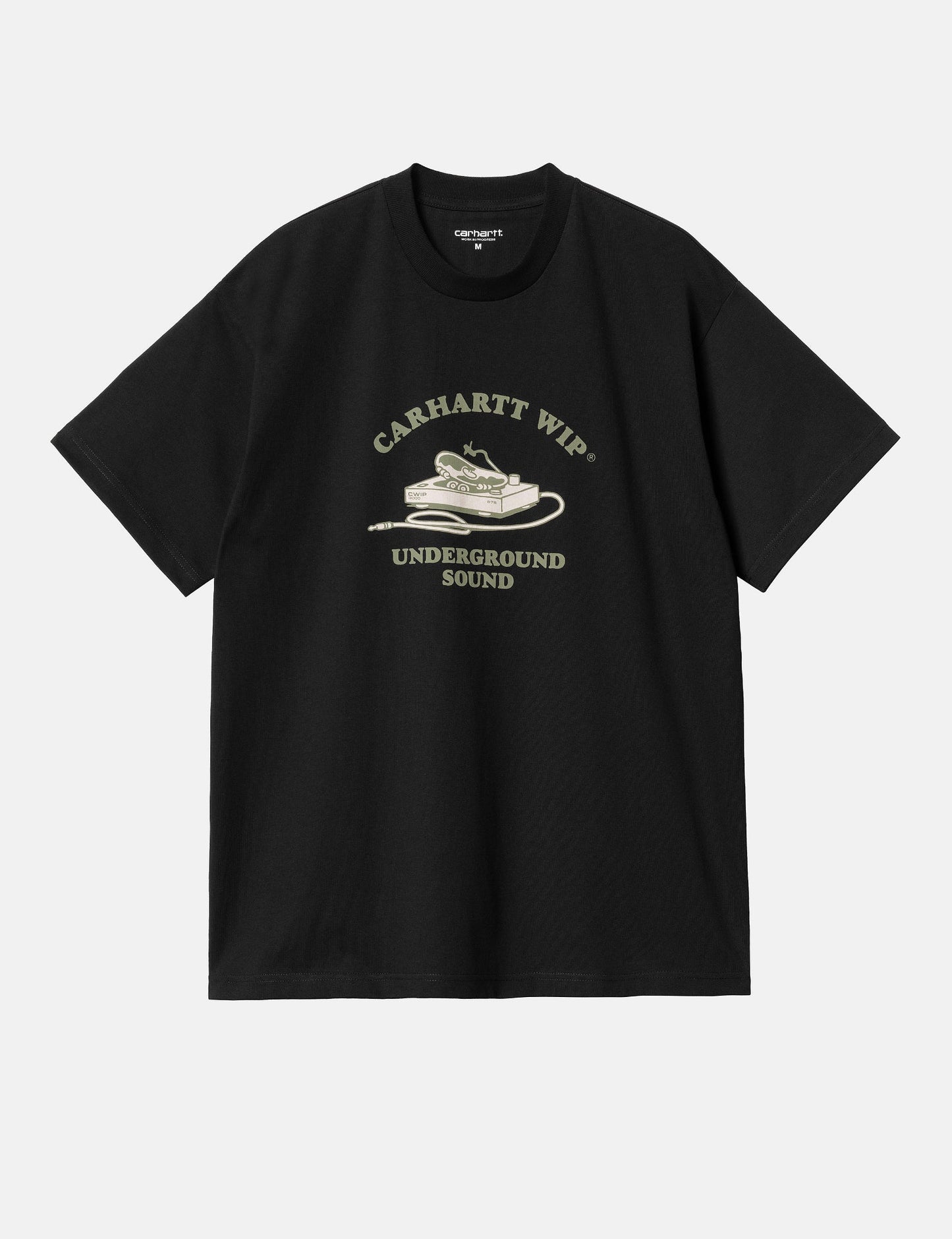 T-shirt Underground Sound (biologique) - Noir