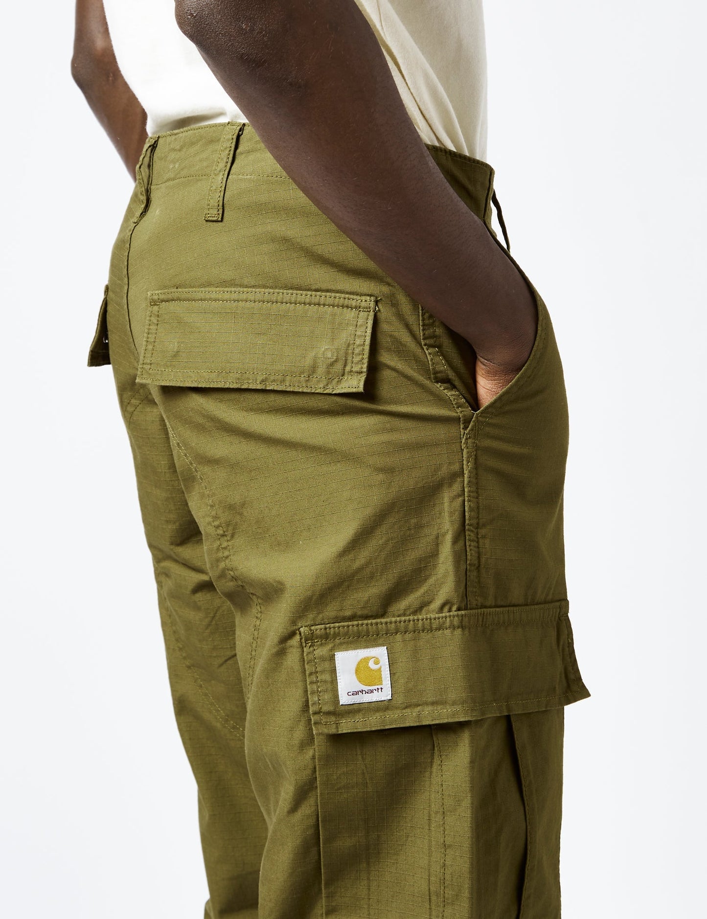 Pantalon cargo classique (Ripstop) - Vert Highland