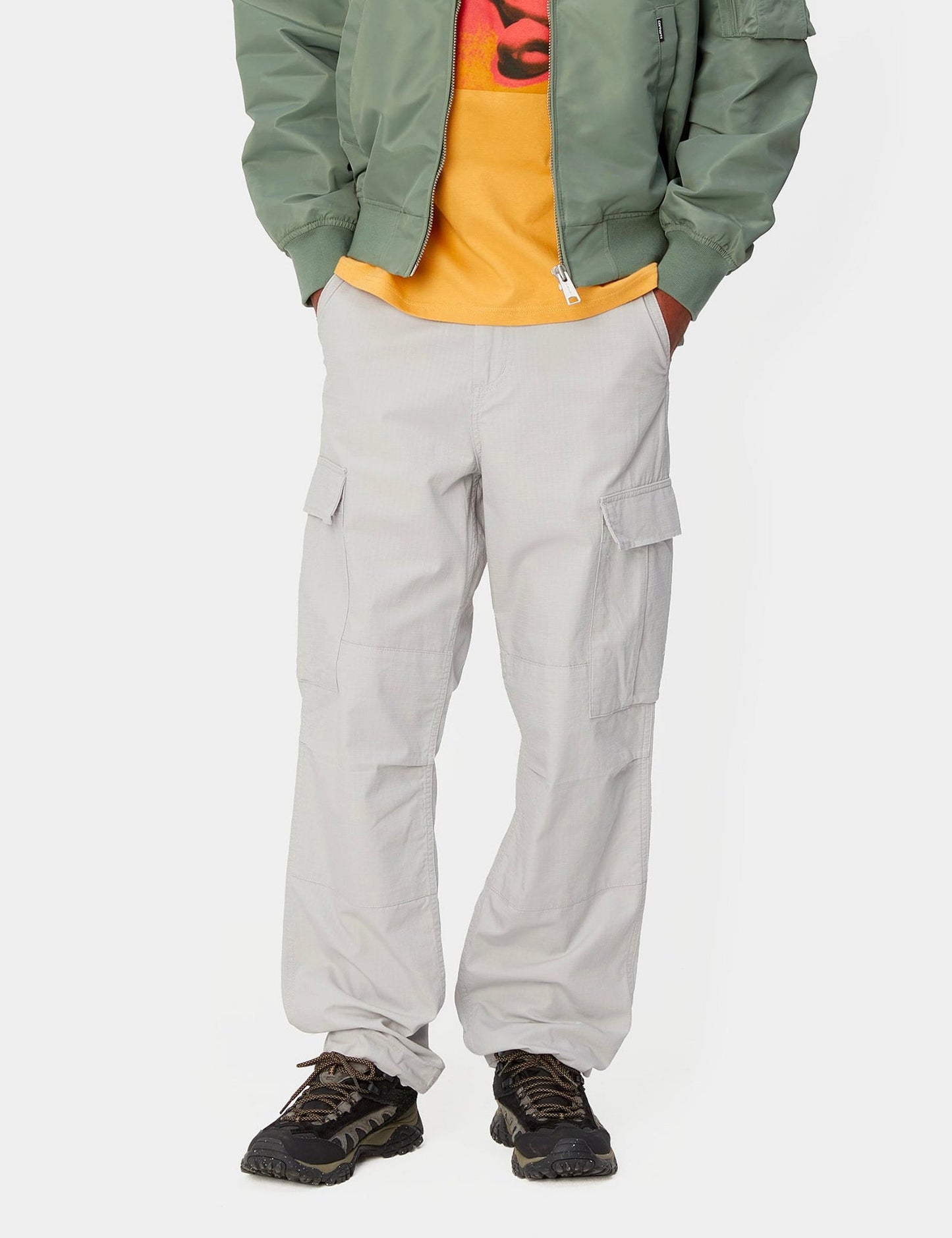 Regular Cargo Pant – Sonic Silver Grey Rinsed