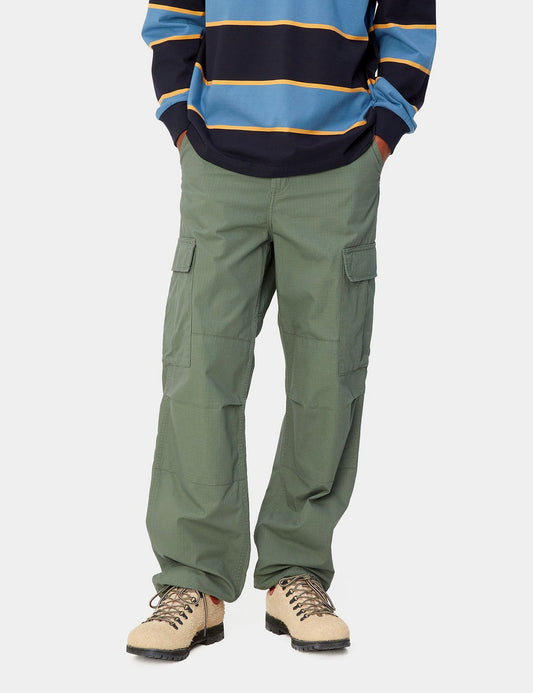 Pantalon cargo classique - vert forêt délavé