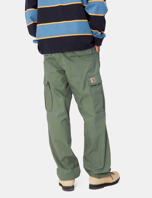 Pantalon cargo classique - vert forêt délavé