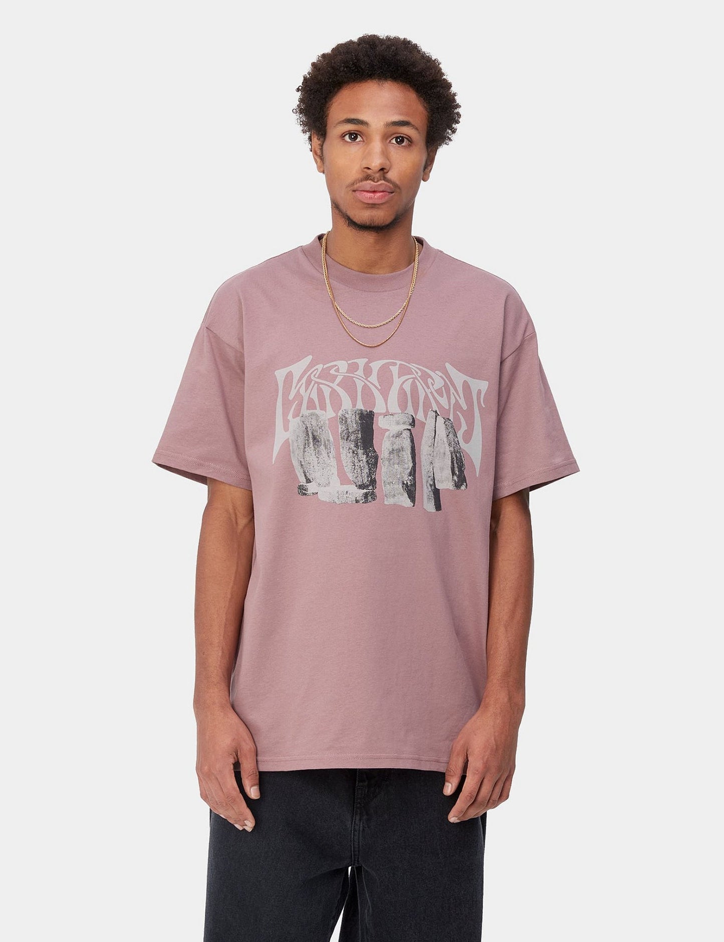 Pagan T-Shirt (Bio) - Daphne Pink/Beige