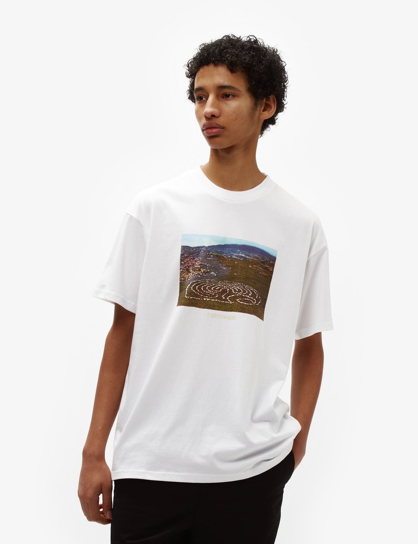 T-shirt Magie de la Terre (Biologique) - Blanc