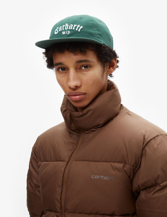 Casquette 6 panneaux Onyx - Vert cerfeuil/Blanc