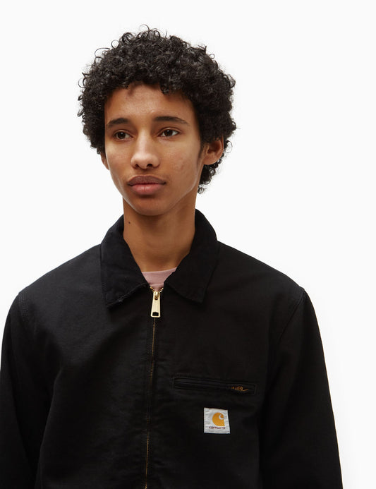 Veste Detroit - Noir/Noir Rincé
