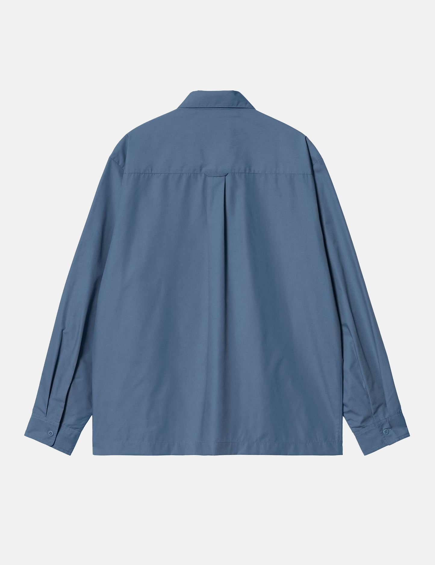 Chemise artisanale à manches longues - Bleu Sorrente