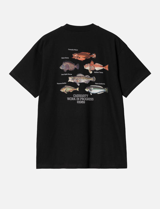 T-shirt Poisson (Ample) - Noir