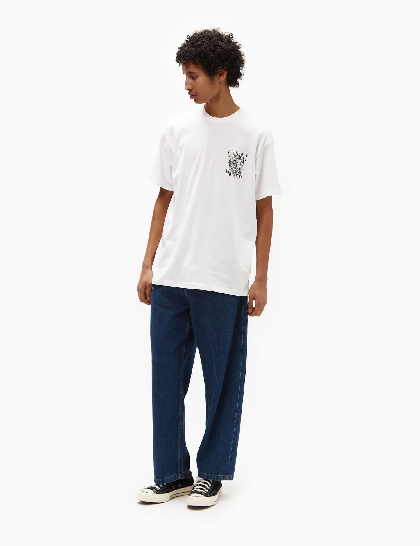 T-shirt Always a WIP (ample) - Blanc