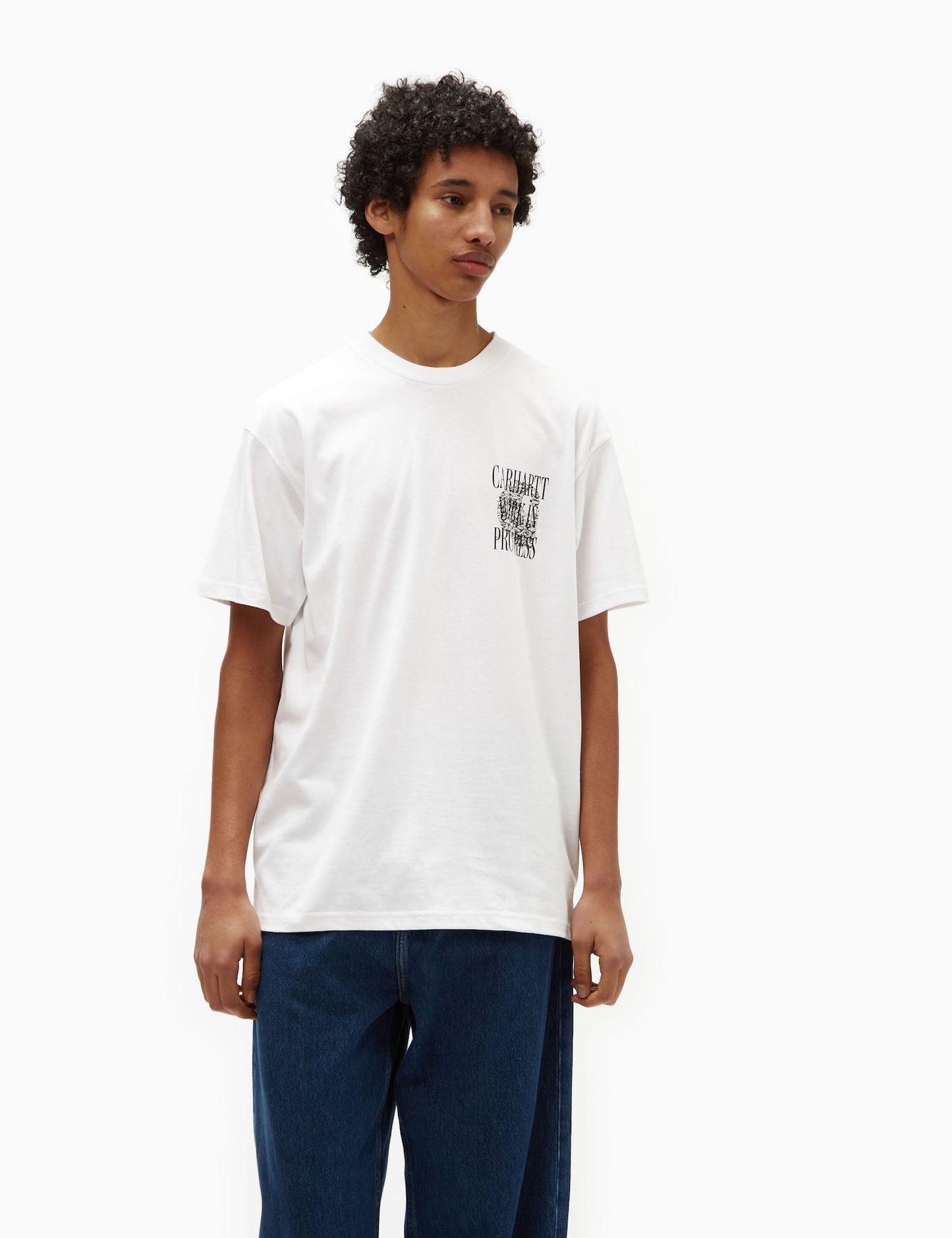 T-shirt Always a WIP (ample) - Blanc