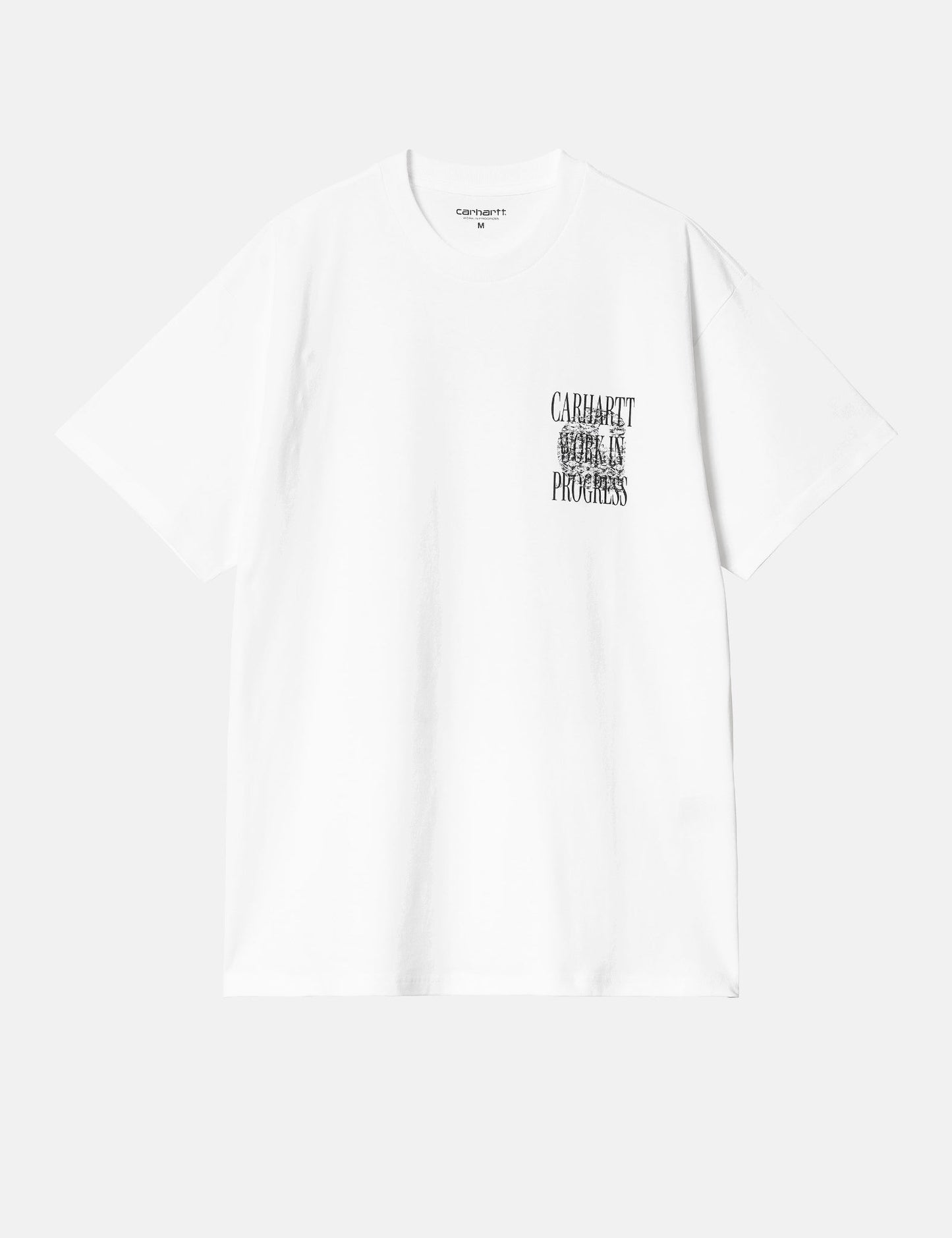 T-shirt Always a WIP (ample) - Blanc