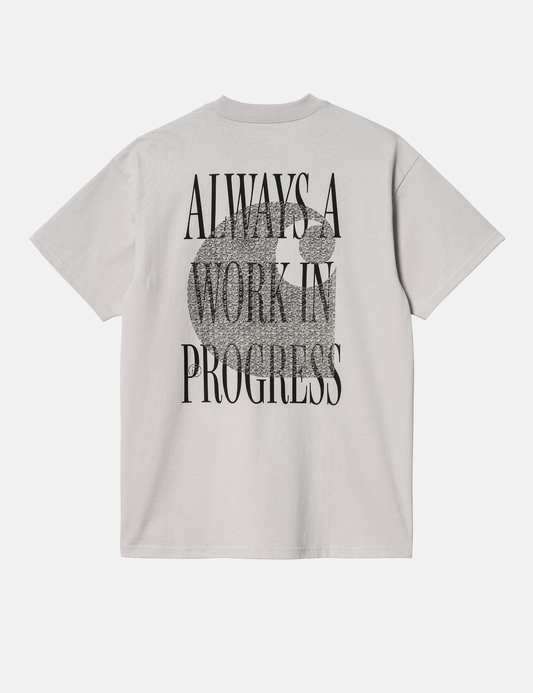 T-Shirt Always a WIP (ample) - Gris argenté Sonic