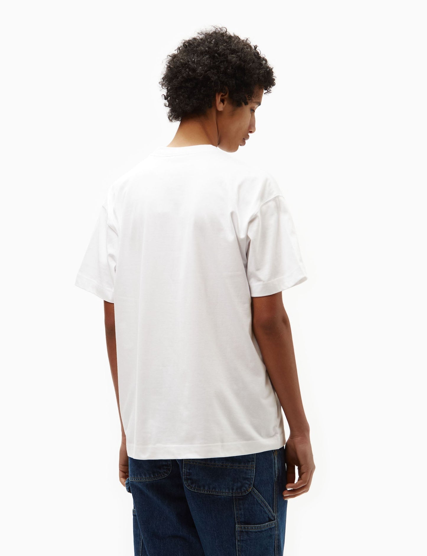 T-Shirt „Klasse von 89“ (locker geschnitten) – Weiß/Schwarz