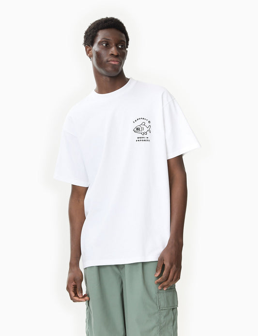 T-shirt Icons (ample) - Blanc/Noir