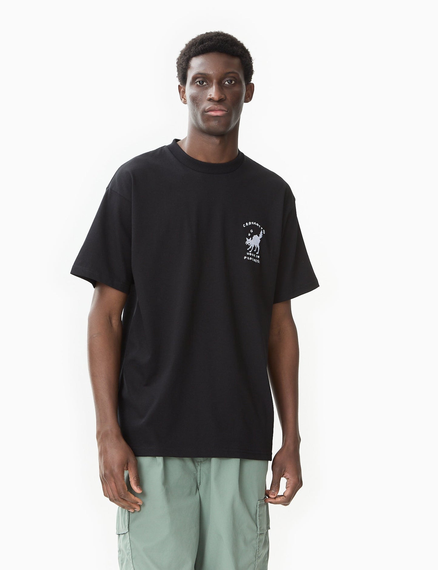 Icons T-Shirt (Locker) – Weiß/Schwarz
