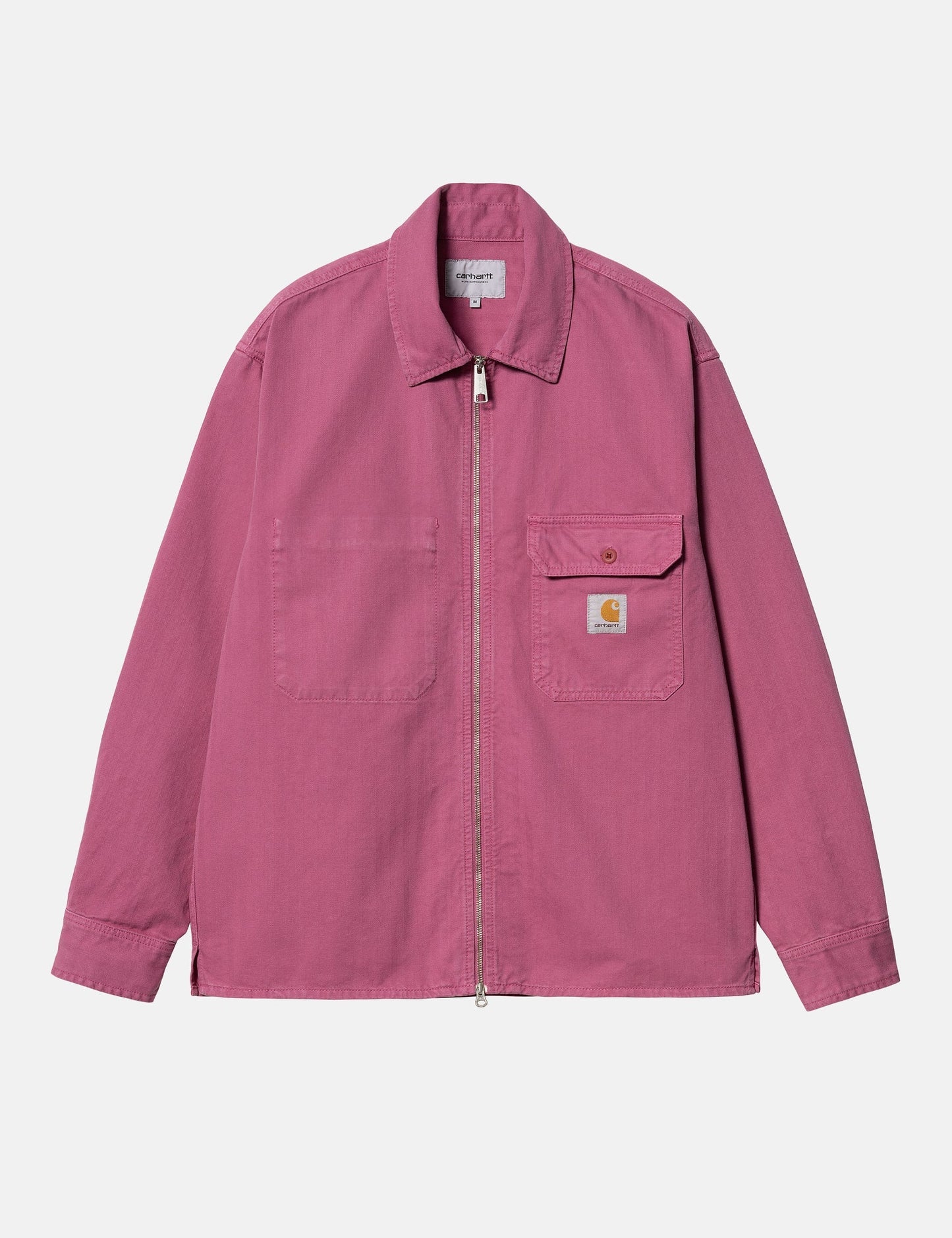 Rainer Overshirt – Magentarot Garment Dyed