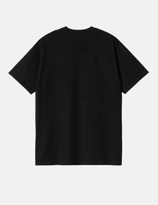 Amour Pocket T-Shirt - Schwarz