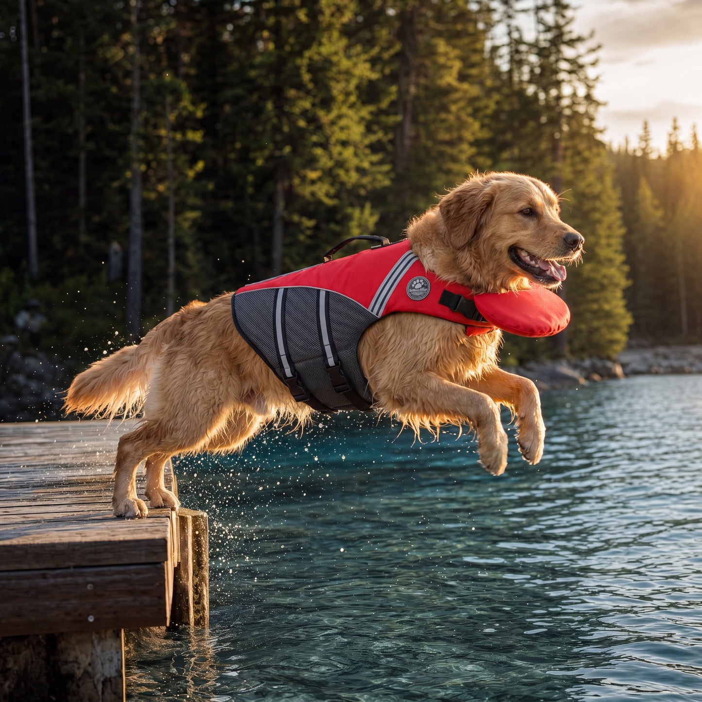 Gilet de sauvetage pour chien avec appui-tête intégré Floatyy