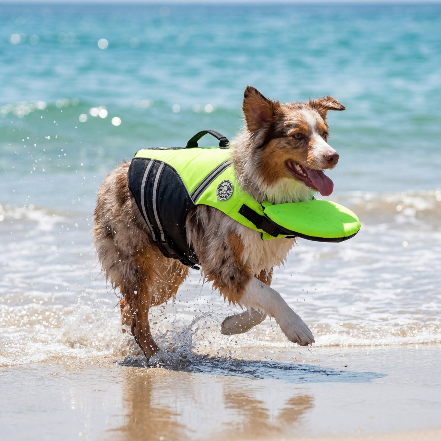 Gilet de sauvetage pour chien avec appui-tête intégré Floatyy