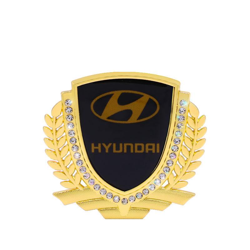 Hot Sale 🎉50% OFF🎉3D Wheat Ear Diamond Metal Creative Car Sticker