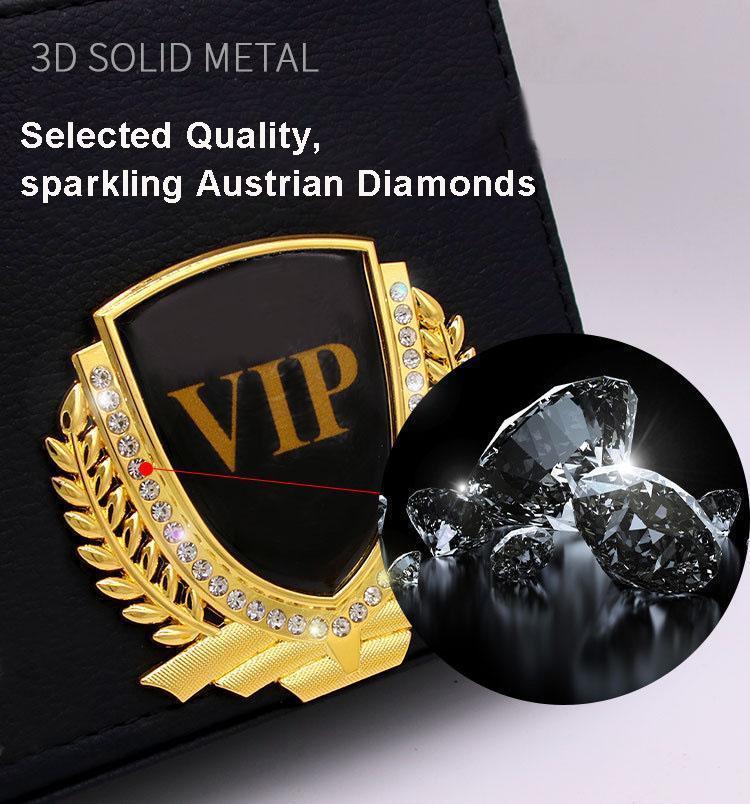 Hot Sale 🎉50% OFF🎉3D Wheat Ear Diamond Metal Creative Car Sticker