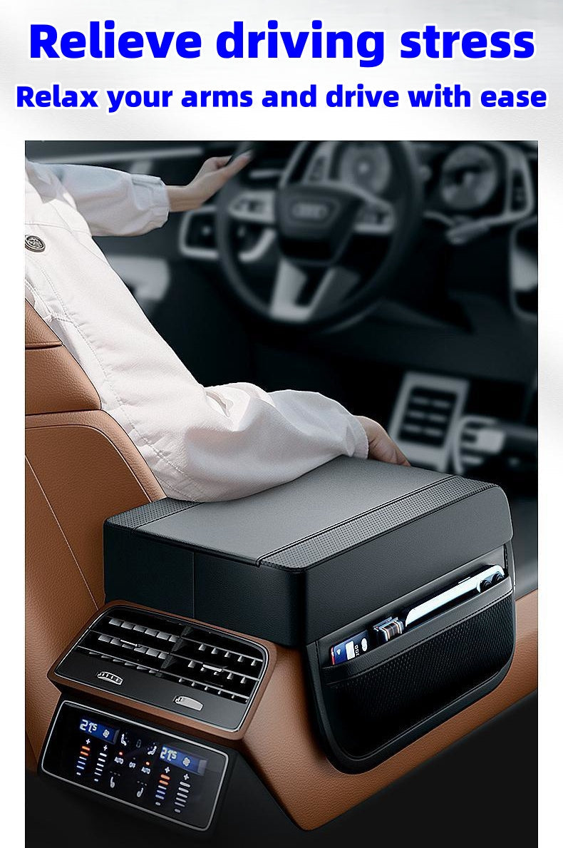 🔥Vente flash🔥Coussin rehausseur d'accoudoir de voiture (version rangement)